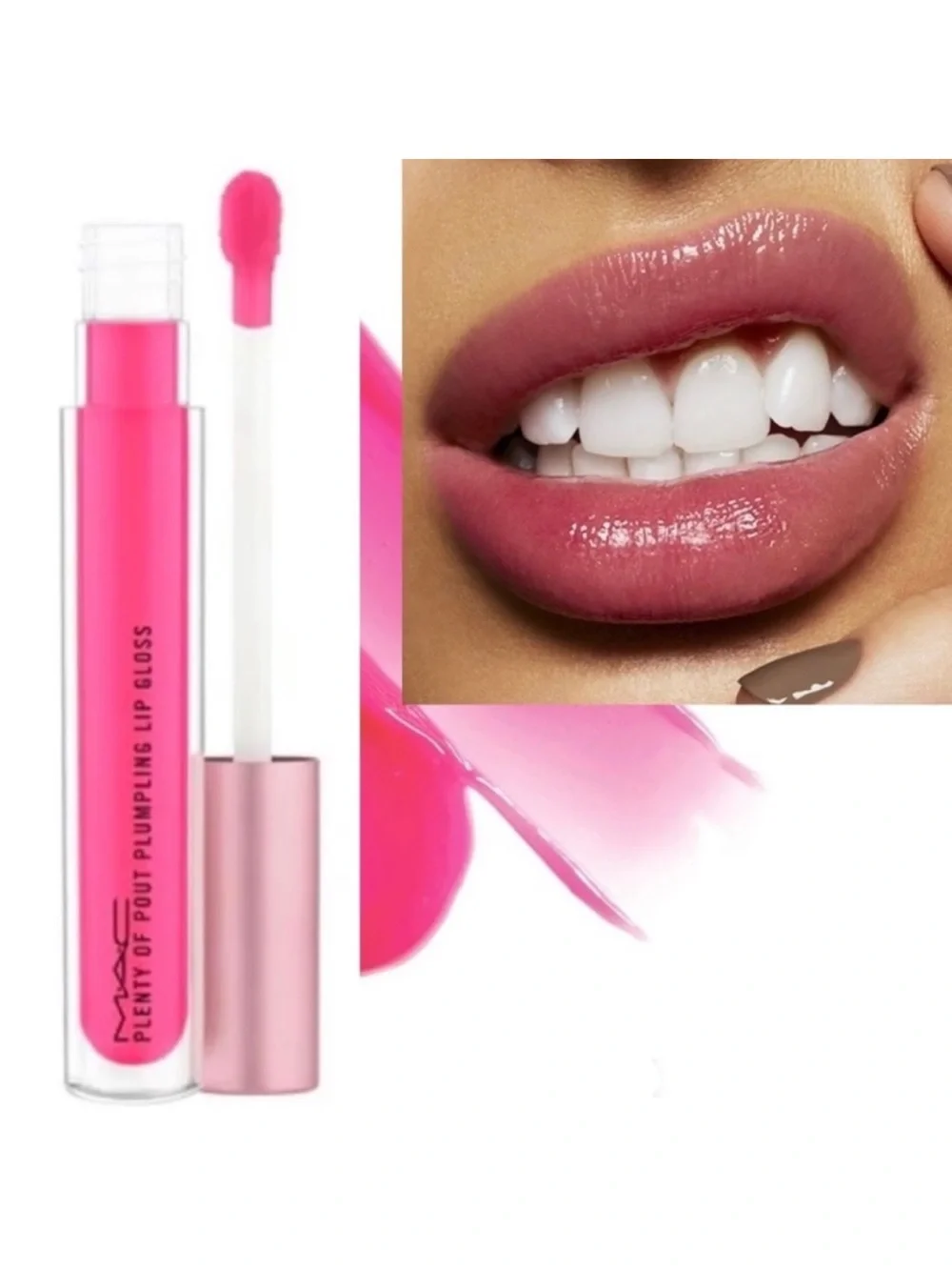 ⚡️🖤MAC Cosmetics Touch Of Reverence Plenty of Pout Plumping Lip Gloss